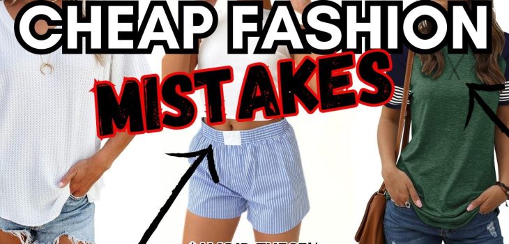 10 Cheap Clothing Mistakes To AVOID!