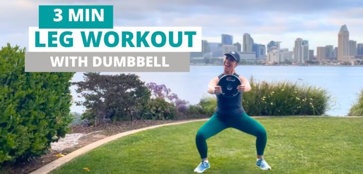 Tone Your Legs Fast: 3-Minute Dumbbell Workout